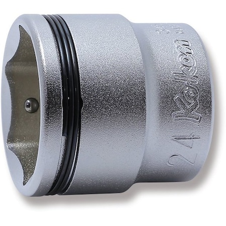 Ko-Ken Socket 24mm Nut Grip 31mm 3/8 Sq. Drive 3450M-24